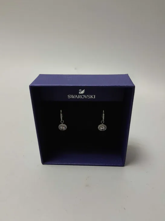 SWAROVSKI GLASS PENDANT DROP EARRINGS 