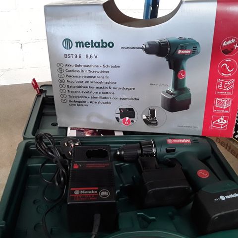 BRAND NEW METABO BST 9.6 CORDLESS DRILL/SCREWDRIVER KIT