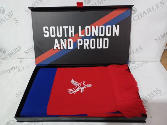 BOXED CRYSTAL PALACE FC SCARF