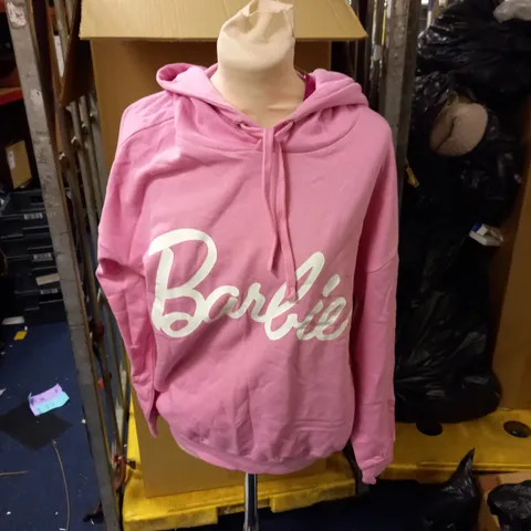 PINK BARBIE HOODIE SIZE 8-10