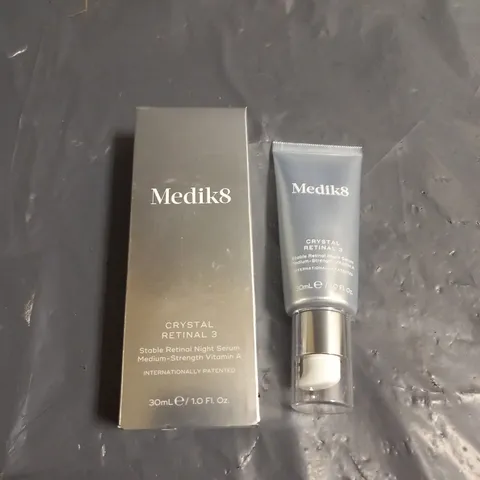 BOXED MEDIK8 CRYSTAL RETINAL 3 NIGHT SERUM 30ML