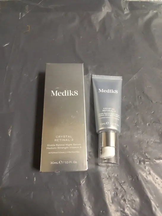 BOXED MEDIK8 CRYSTAL RETINAL 3 NIGHT SERUM 30ML