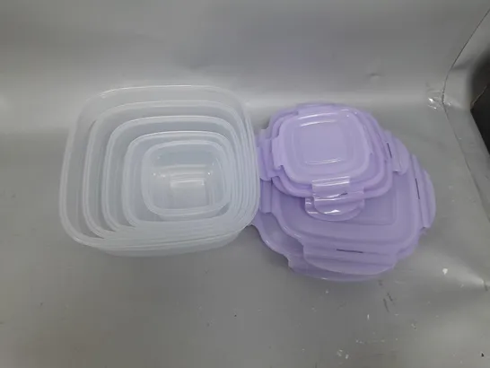 POP TOP TUPPERWARE TUBS - PURPLE 