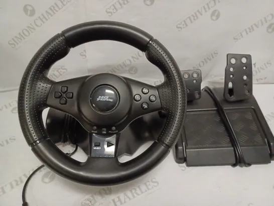 NO FEAR GAMING STEERING WHEEL 