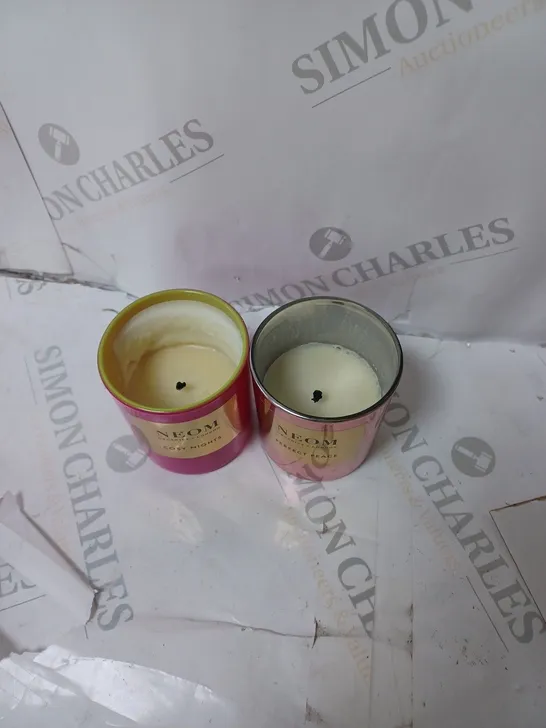 BOX OF 2 NEOM THE WINTER WELLBEING WONDERS CANDLE DUO 