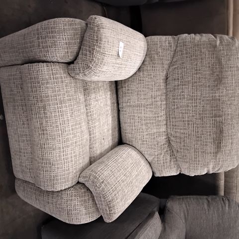 QUALITY G PLAN MISTRAL CHAIR IN WAFFLE TAUPE FABRIC