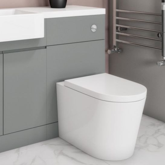 BOXED BALI 50CM MATT GREY WC UNIT