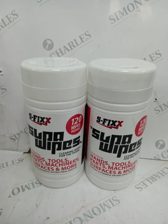 S-FIX TWO PACKS OF SUPA WIPES 