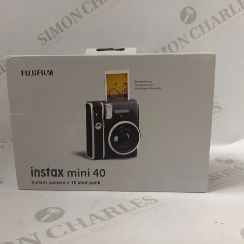 BOXED FUJIFILM INSTAX MINI 40 INSTANT CAMERA