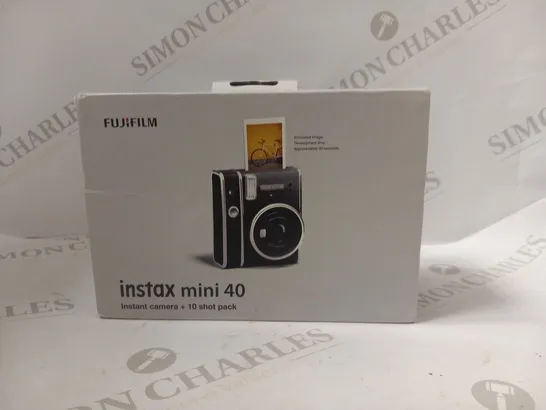 BOXED FUJIFILM INSTAX MINI 40 INSTANT CAMERA