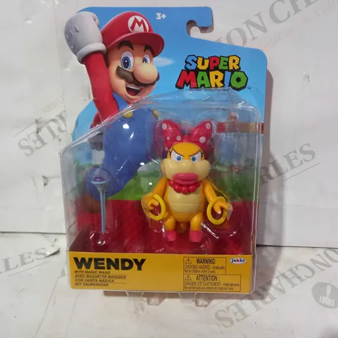 SUPER MARIO WENDY WITH MAGIC WAND FIGURE