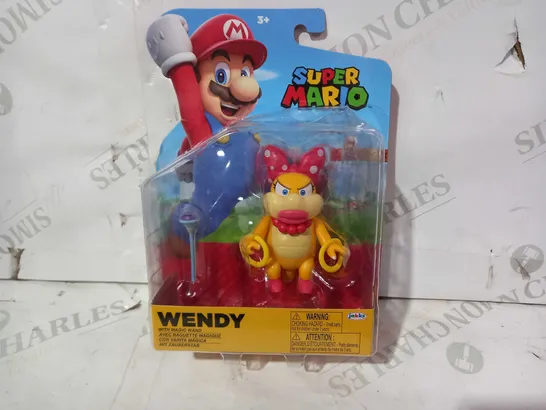 SUPER MARIO WENDY WITH MAGIC WAND FIGURE