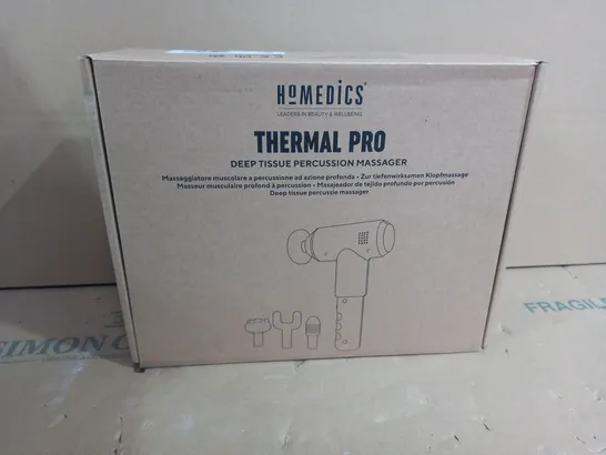 BOXED HOMEDICS THERMAL PRO DEEP TISSUE PERCUSSION MASSAGER