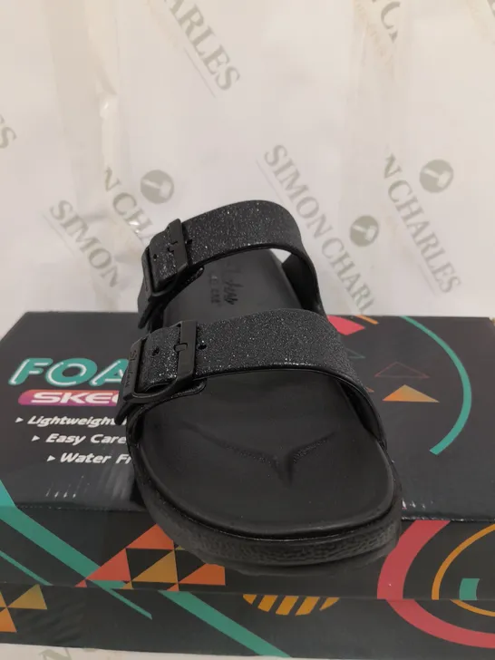 SKECHERS CALI GEAR SLIDE SANDAL BLACK SIZE 9