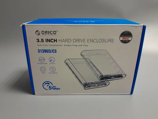 BOXED ORICO 3.5" HARD DRIVE ENCLOSURE