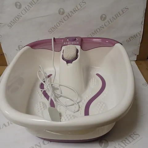 HOMEDICS BUBBLEMATE FOOT SPA AND MASSAGER