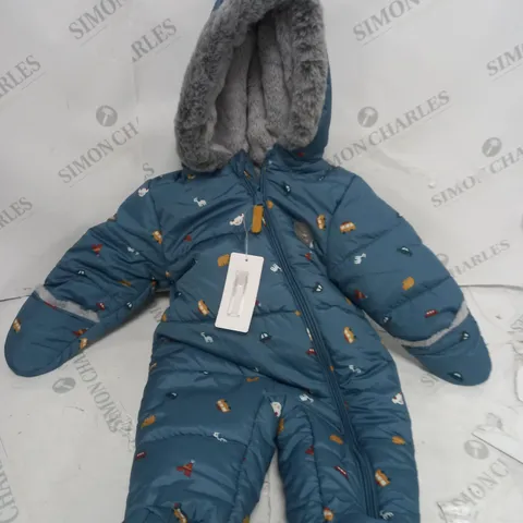 NUTMEG BABY WATER RESISTANT ALL IN ONE COAT 3-6 MONTHS