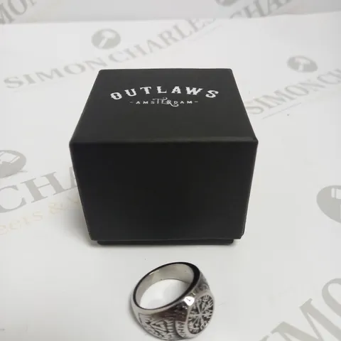 OUTLAWS AMSTERDAM VIKINGS SILVER RING 