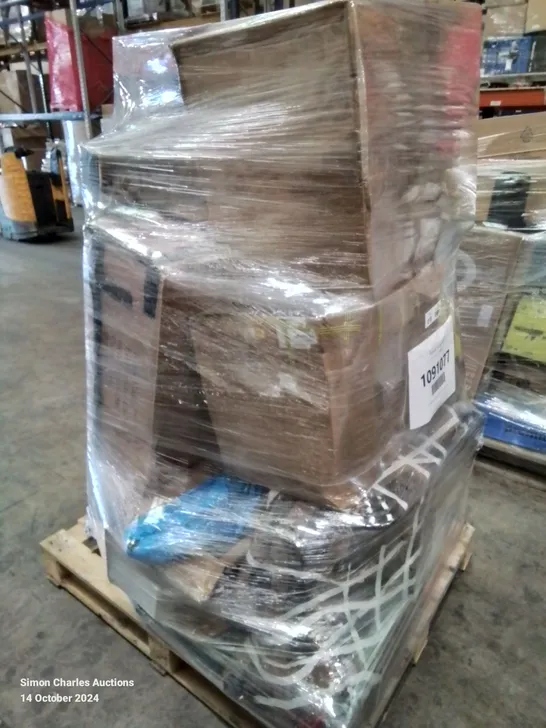 PALLET OF APPROXIMATELY 12 UNPROCESSED RAW RETURN HOUSEHOLD AND ELECTRICAL GOODS TO INCLUDE;