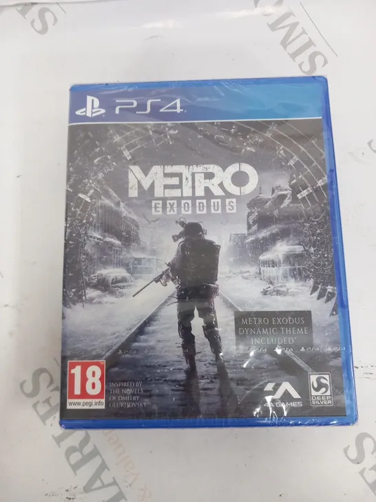 PLAYSTATION 4 METRO EXODUS