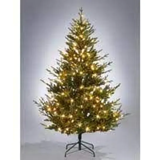 BOXED HELSINKI PRE LIT UPSWEPT TREE 7FT COLLECTION ONLY 