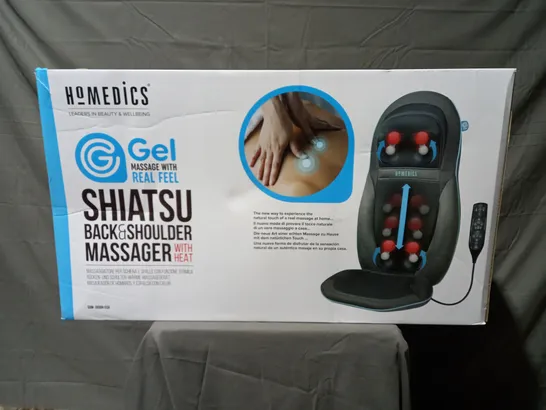 BOXED HOMEDICS SHIATSU BACK & SHOULDER MASSAGER SGM-1600H-EUX