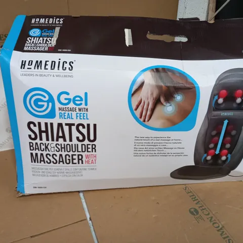 BOXED HOMEDICS SHIATSU BACK AND SHOULDER MASSAGER SGM-1600H-EUX