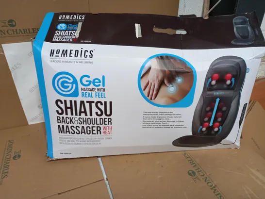 BOXED HOMEDICS SHIATSU BACK AND SHOULDER MASSAGER SGM-1600H-EUX