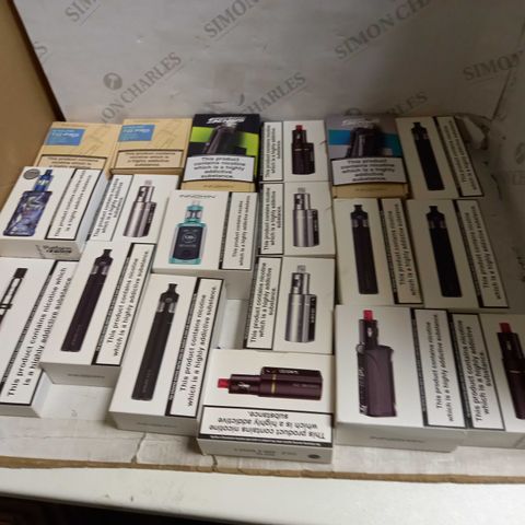 LOT OF APPROXIMATELY 20 E-CIGARATTES TO INCLUDE INNOKIN ENOURA, AND INNOKIN SENSIS ETC.