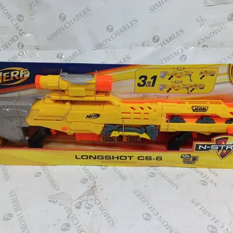 NERF 3 IN 1 LONGSHOT CS-6 N-STRIKE BOXED 