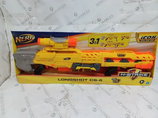 NERF 3 IN 1 LONGSHOT CS-6 N-STRIKE BOXED 