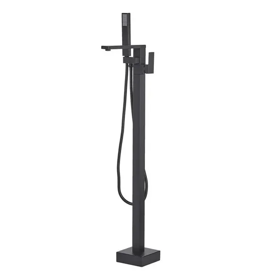 BOXED GIPE FREESTANDING BATH MIXER TAP - MATT BLACK (1 BOX)