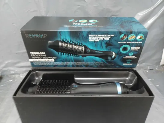 BOXED REVAMP PROGLOSS PERFECT BLOW DRY VOLUME & SHINE AIR STYLER RRP £59.99