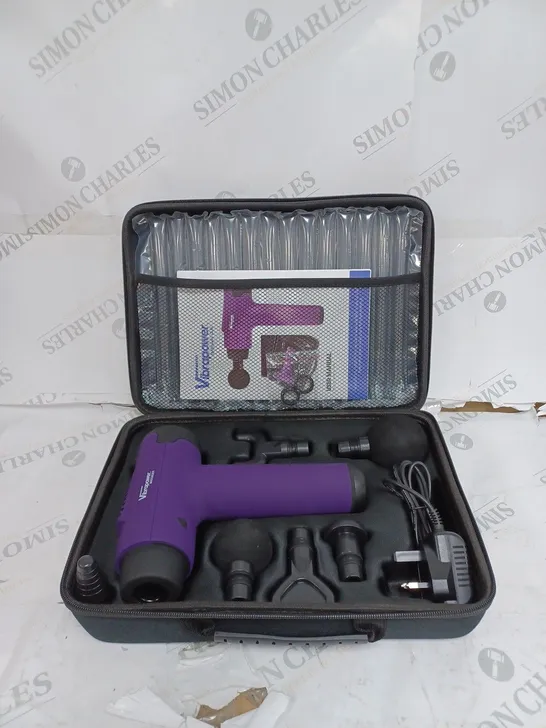 BOXED VIBRAPOWER DIGITAL CORDLESS MASSAGER PURPLE 