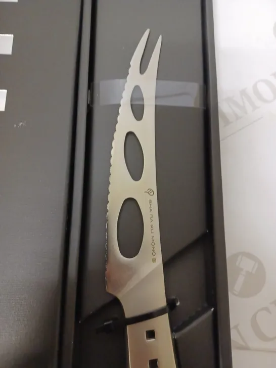 BOXED SHA RA KU MONO MOLYBDENUM VANADIUM STEEL 18-8 STAINESS STEEL FJ-09 15CM CHEESE KNIFE