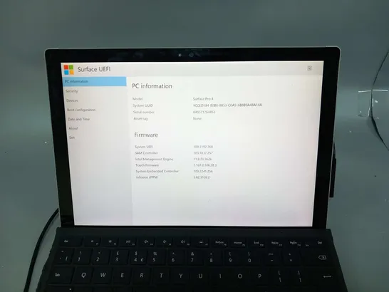 MICROSOFT SURFACE PRO 4 128GB 1724