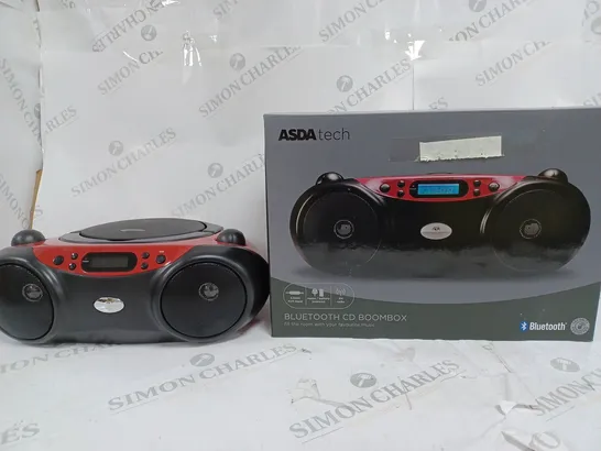 BOXED BLUETOOTH CD & FM RADIO BOOMBOX 