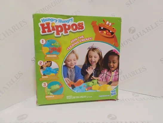 BOXED HASBRO ELEFUN & FRIENDS HUNGRY HIPPOS GAME RRP £24.99