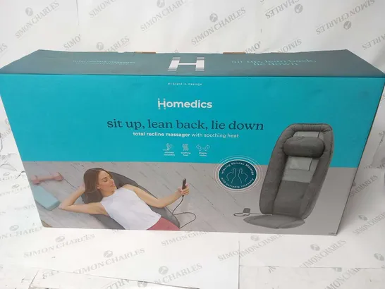 BOXED HOMEDICS TOTAL RECLINE MASSAGER WITH SOOTHING HEAT MCS-1010HCC-EU
