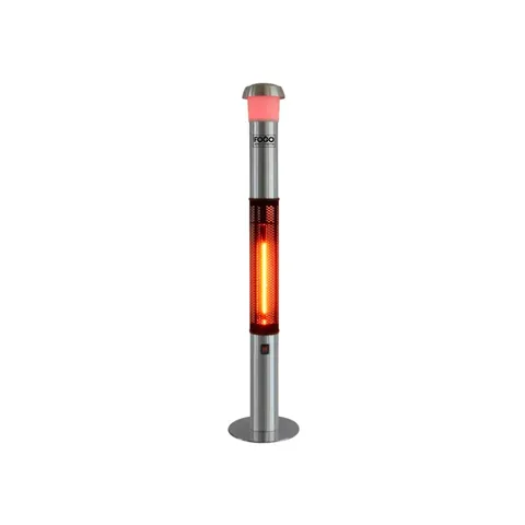 BRAND NEW BOXED FOGO & CHAMA PATIO HEATER WITH LIGHTS & BLUETOOTH SPEAKER (1 BOX)
