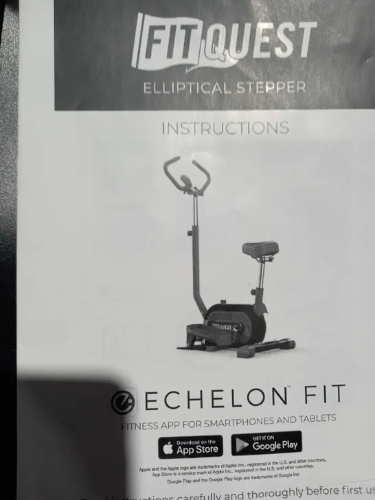 FITQUEST 2 IN 1 ELLIPTICAL STEPPER