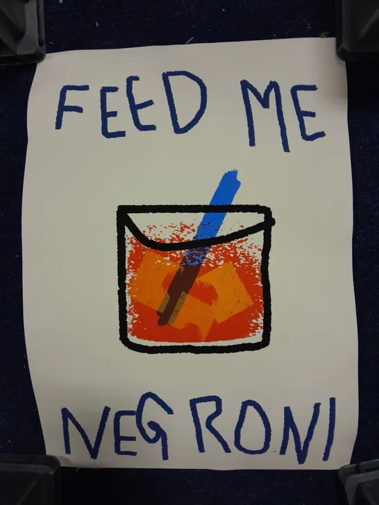 FEED ME NEGRONI KAY WATSON STYLE PRINT