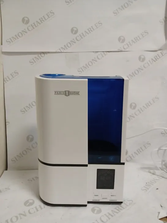 PARIS RHÔNE COOL MIST AIR HUMIDIFIER WITH NIGHT LIGHT