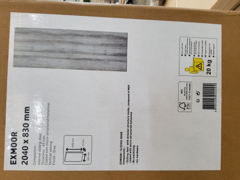 BOXED EXMOOR INTERNAL SLIDING DOOR 2040 × 830
