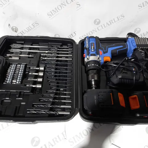 BUILDCRAFT 18V DRILL W/2 BATTERIES & FULL ACCESSORY KIT