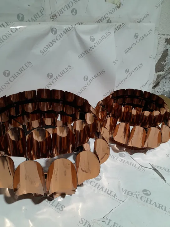 BOXED COPPER COLOURED LIGHT SHADE MULTI PIECE 