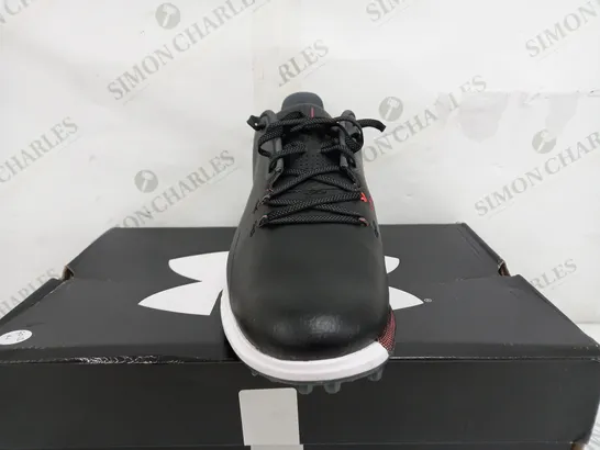 BOXED PAIR OF UNDER ARMOUR UA HOVR DRIVE SL WIDE SHOES IN BLACK - UK 10