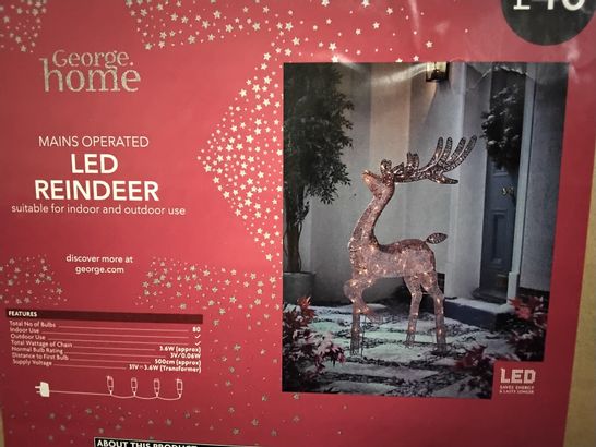 PALLET OF APPROXIMATELY 30 LED REINDEER - INDOOR/OUTDOOR USE.