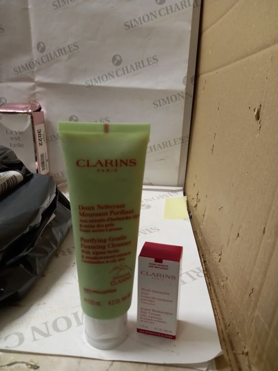 LOT OF 2 CLARINS SKINCARE PRODUCTS