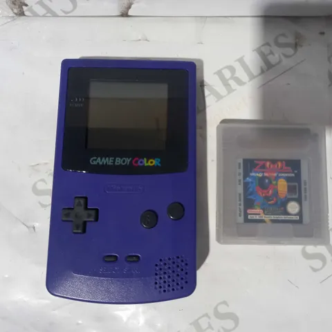 NINTENDO GAME BOY COLOR CGB-001 W. ZOOL GAME